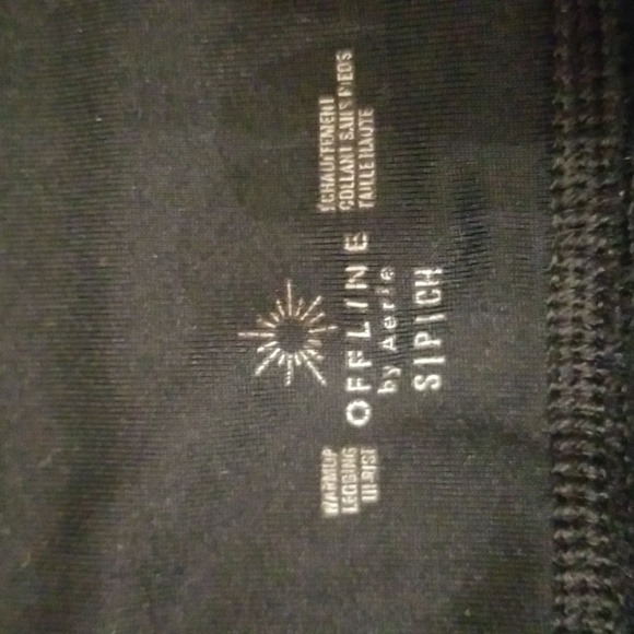 (S) Offline by Aerie High Rise Warm Up Leggings Yoga Athleisure Activewear Sport - Picture 3 of 8